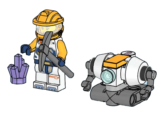 Lego Astronaut & Robot