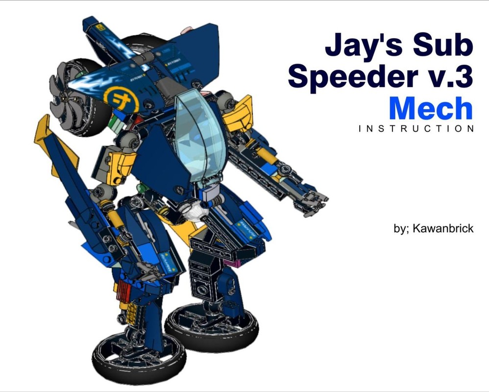 Lego Jay's Sub Speeder v.3 Mech