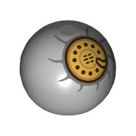 Lego Technic Ball Joint, Gold Telephone Dial print