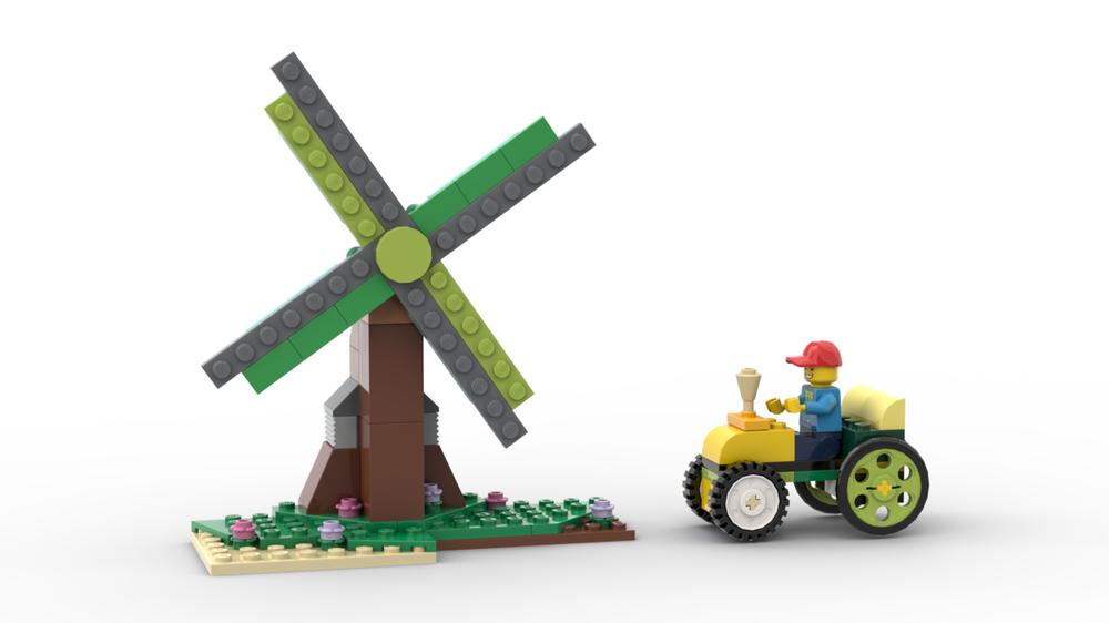 Lego 11019 Windmill and tractor