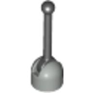 Lego Lever Small Base with Black Lever / Light Gray