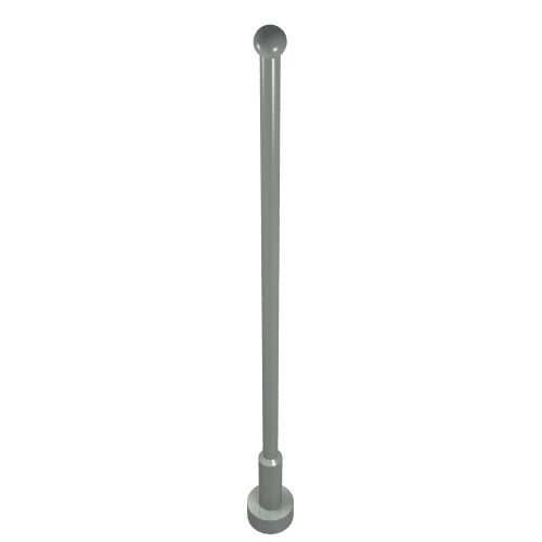 Lego Antenna 8H Whip / Light Gray