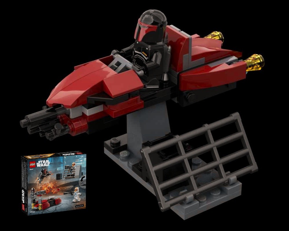 Lego Mandalorian Speeder Bike 75449 Alt built