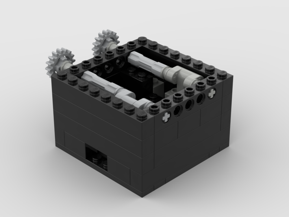 Lego DOHC vacuume engine head
