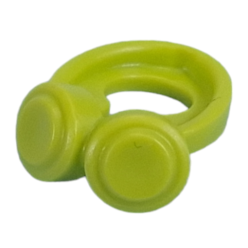 Lego Minifig Neckwear Headphones / Lime