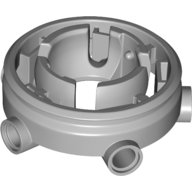 Lego Technic Turntable 5 x 5 Top with 5 Pin Holes / Light Bluish Gray
