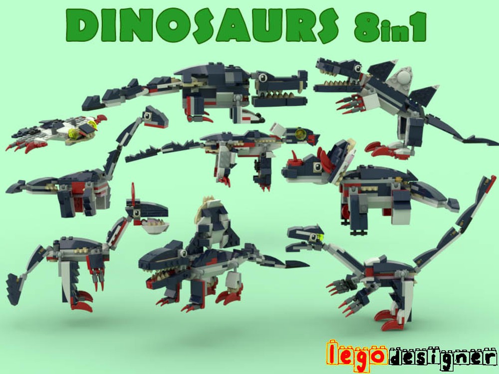 Lego 31088_Dinosaurs Package 8in1