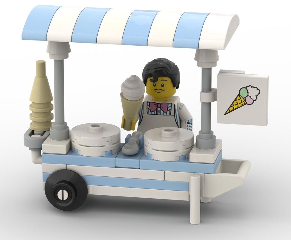 Lego Scoopie's Ice Cream Cart Stand