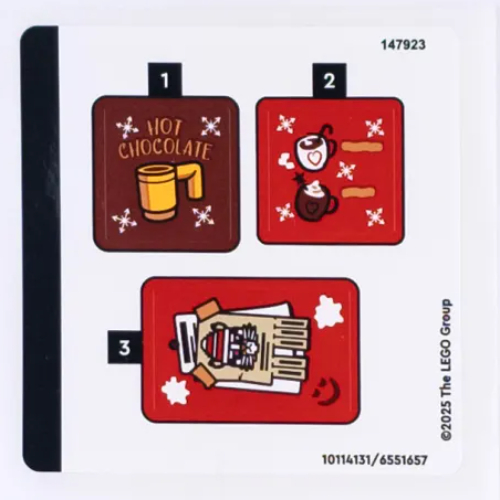 Lego Sticker Sheet for Set 40776-1 / [No Color/Any Color]