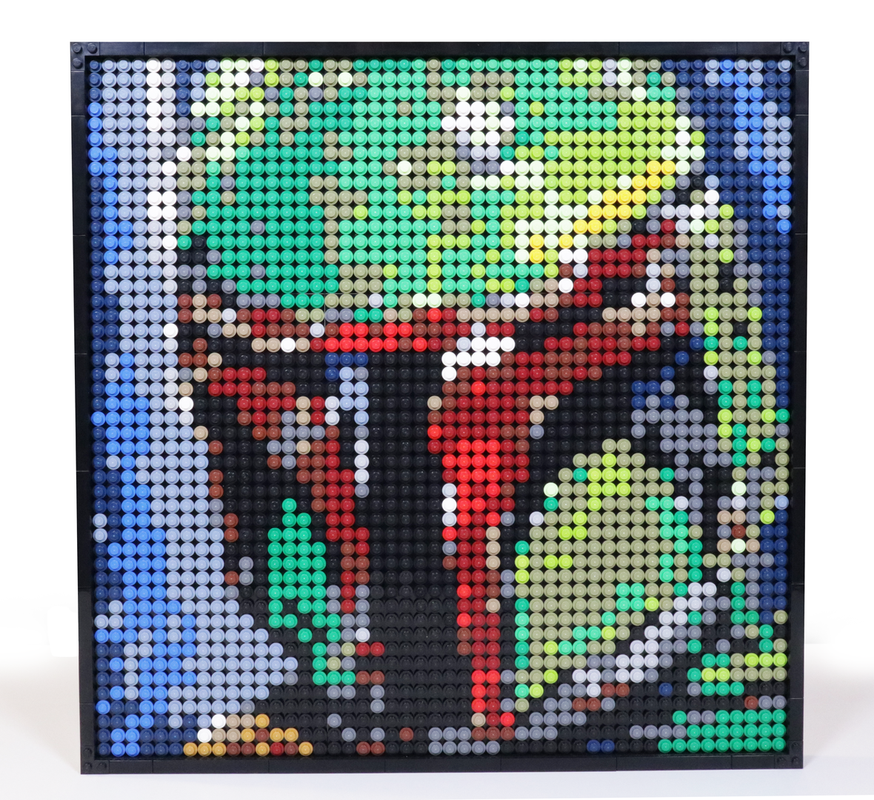 Lego Boba Fett Mosaic Art