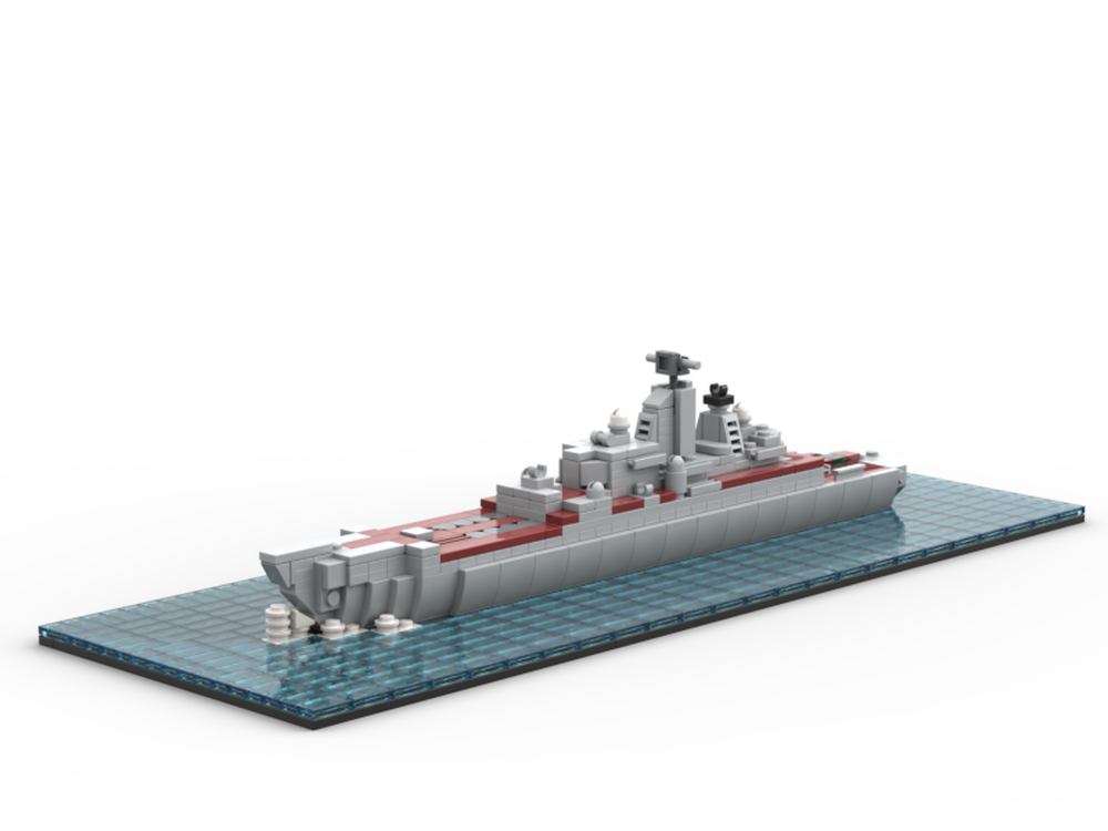 Lego Kirov at sea