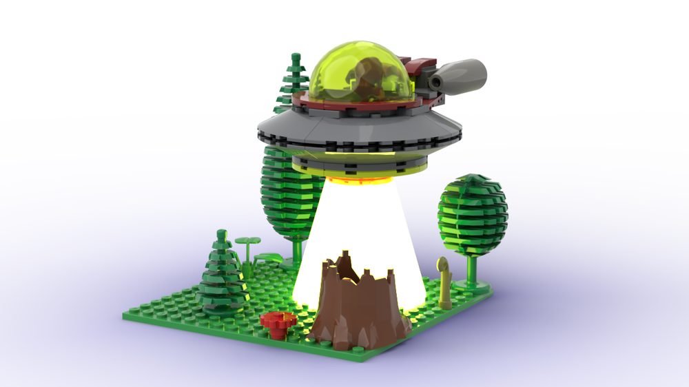 Lego Alien Abduction