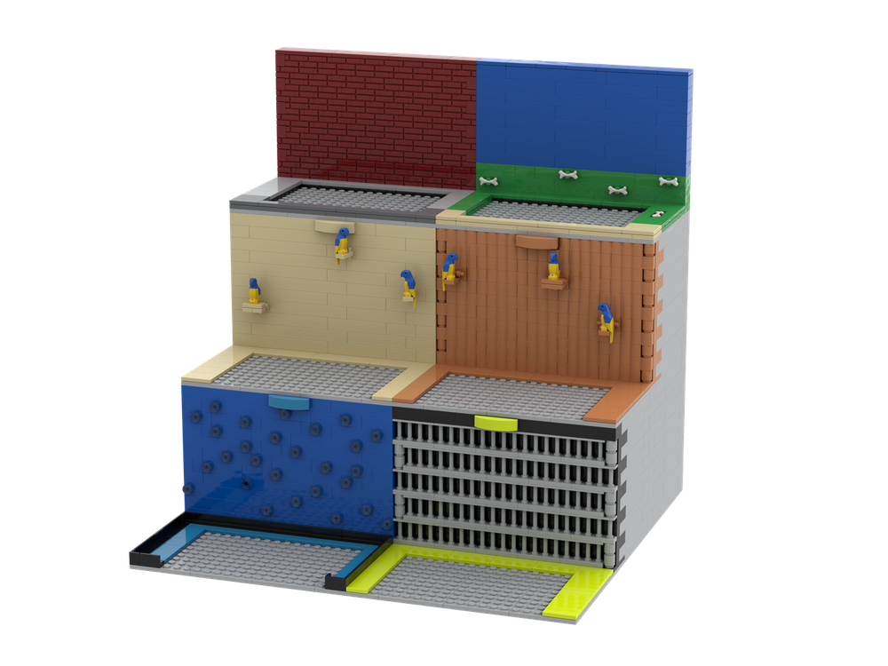 Lego Animal brickheadz stand