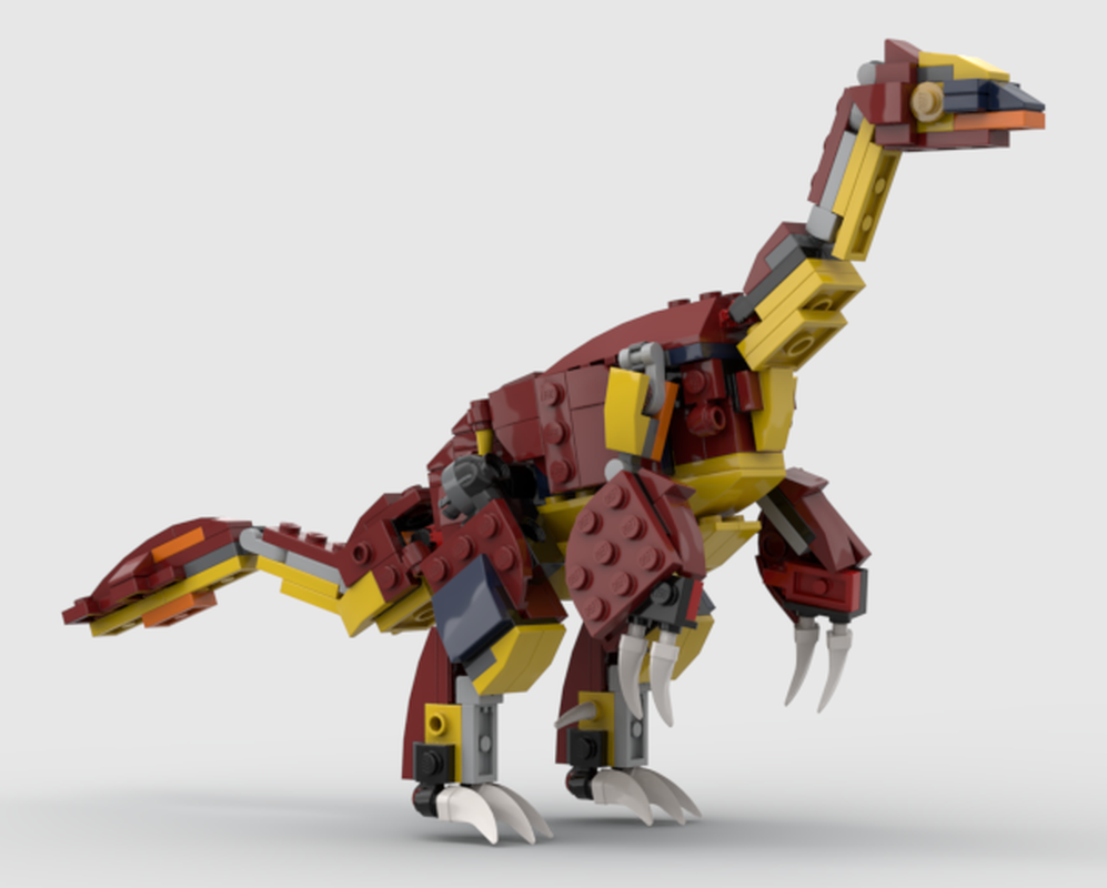 Lego 2 x 31102 mod therizinosaurus