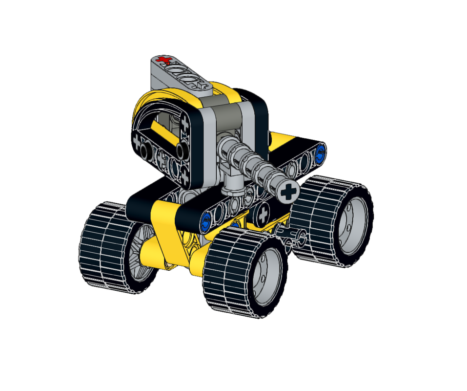 Lego Wheeled Tank