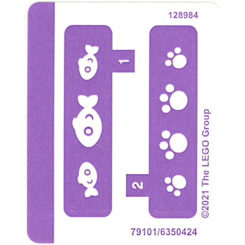 Lego Sticker Sheet for Set 40480-1