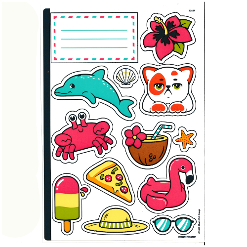 Lego Sticker Sheet for Set 42672-1 / [No Color/Any Color]