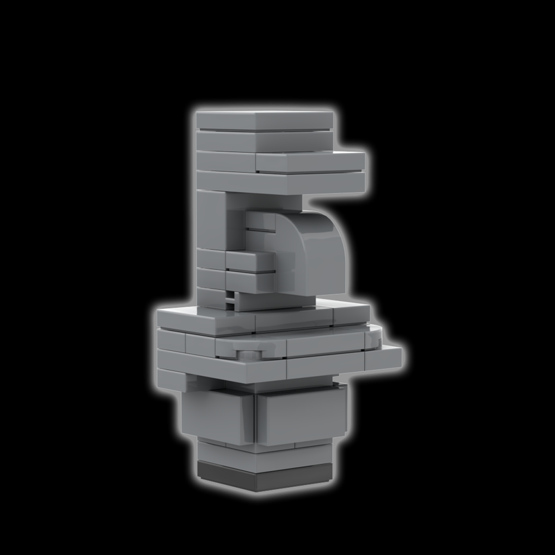 Lego Easter Island Statue (Minecraft Villager Statue)