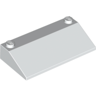 Lego Brick Sloped 33° 3 x 6 / White