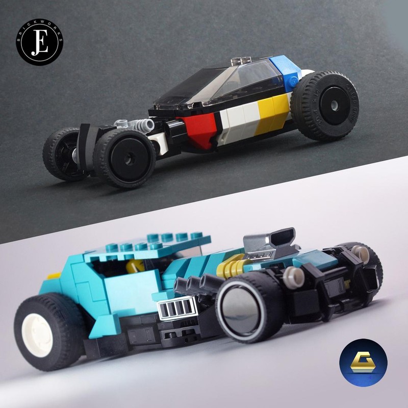 Lego Retro futuristic Hot Rod
