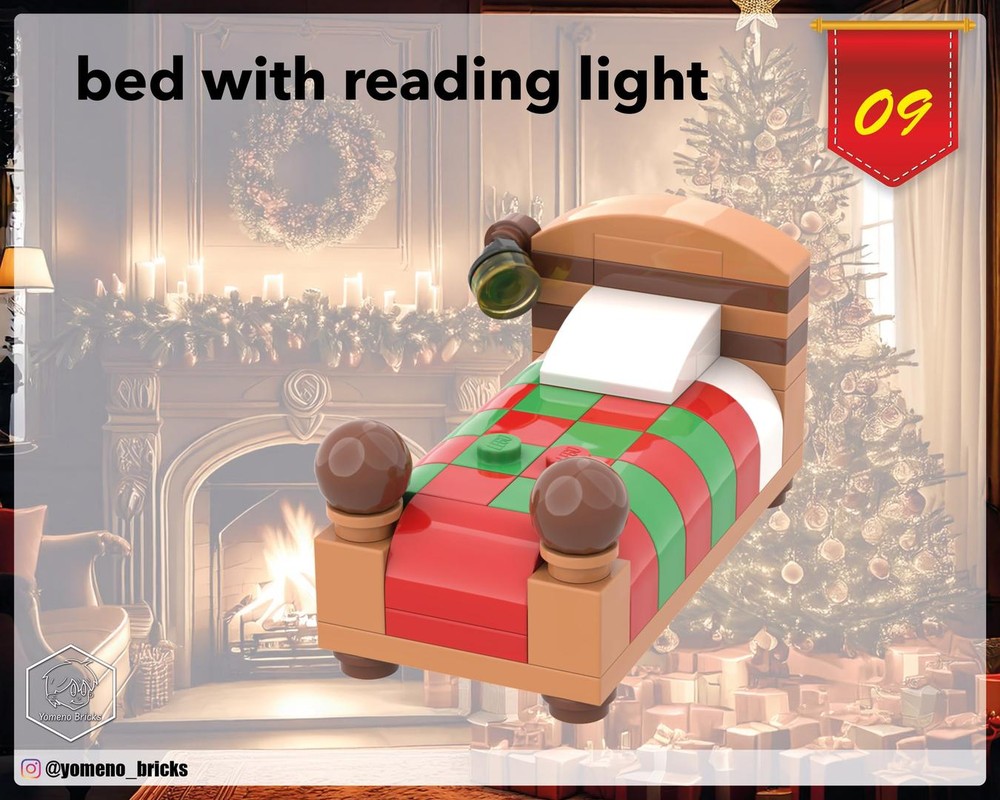 Lego Bed with reading light