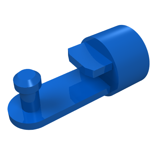 Lego Magnet Coupling, Train, for Train Base / Blue