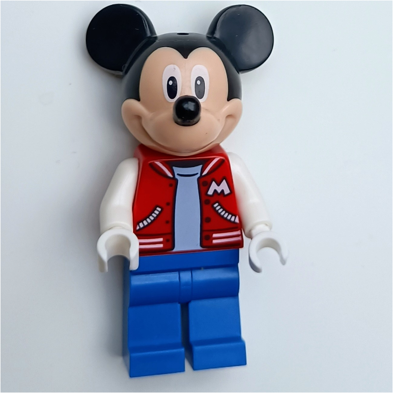 Lego Mickey Mouse, Red Letterman Jacket