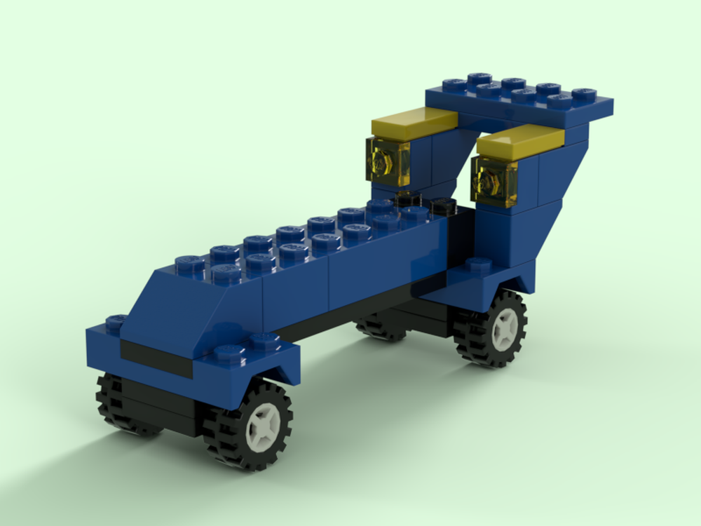 Lego old school race car
