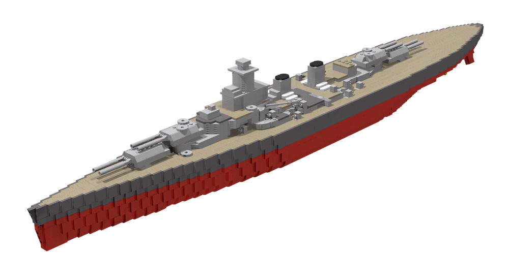 Lego 1:350 scale KMS Hannover(WOWS)