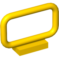 Lego Bar 1 x 4 x 2 / Yellow