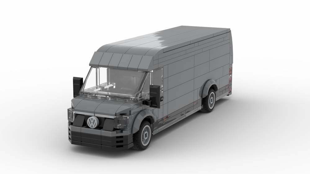 Lego 2019 VW Crafter L5H3 Van (dark bluish gray)