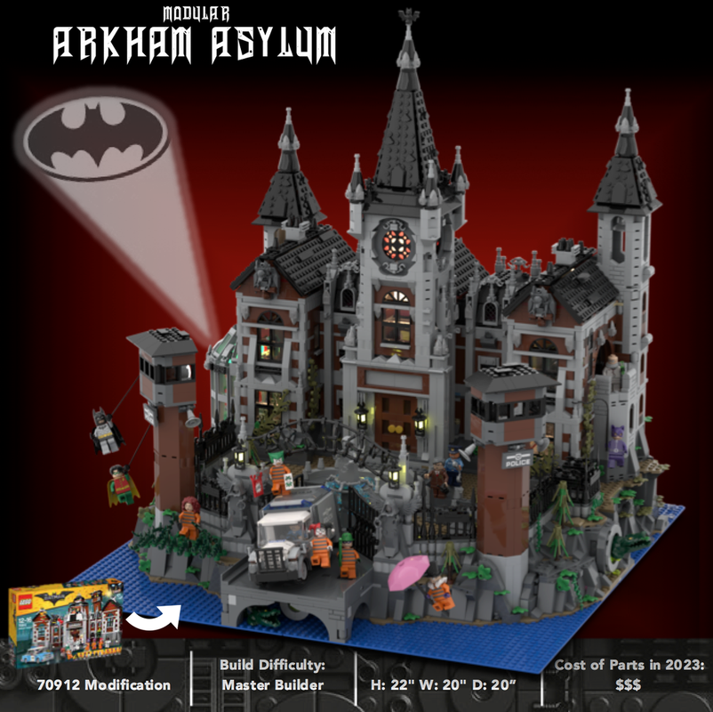 Lego Modular Arkham Asylum