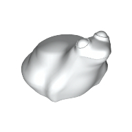 Lego Animal, Frog / White