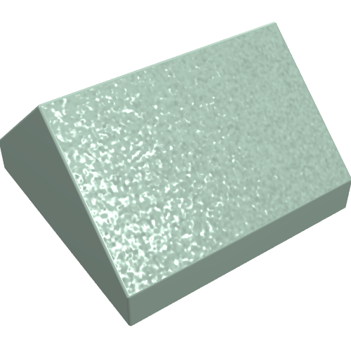 Lego Brick Sloped 45° 2 x 2 Double / Sand Green