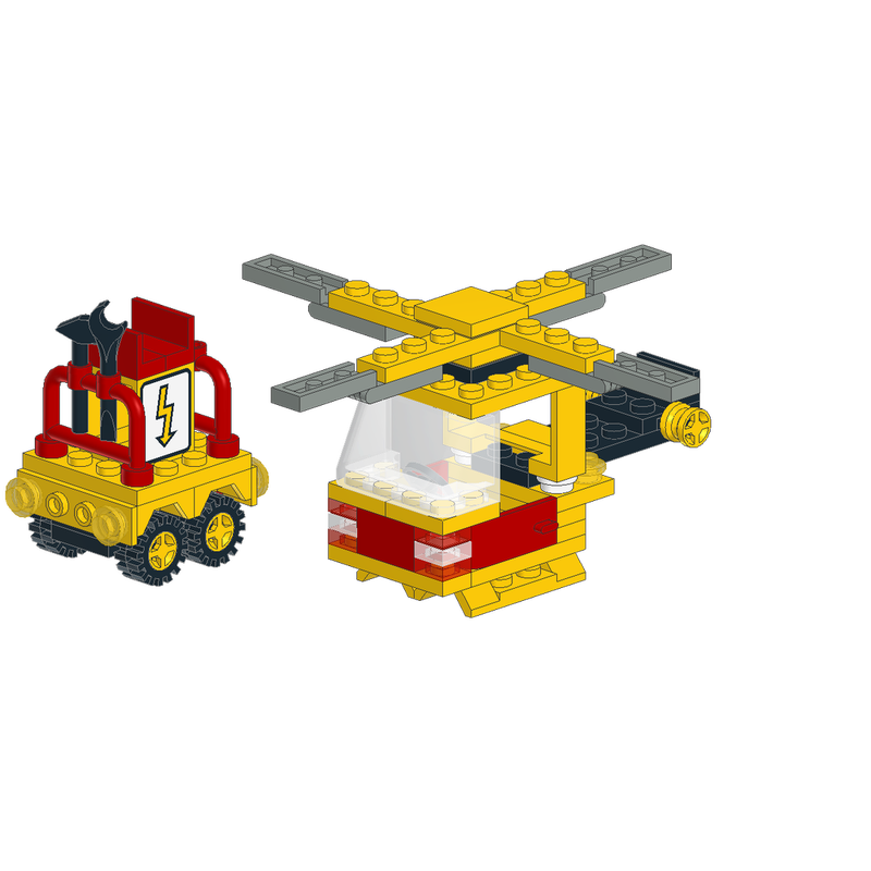 Lego 6671 Helicopter
