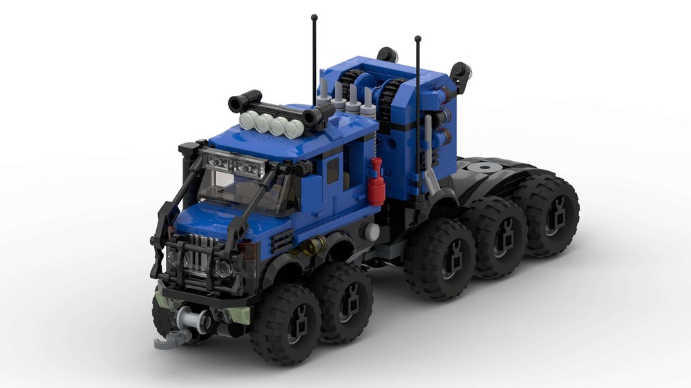Lego Offroad adventure articulated tractor truck