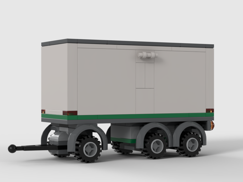 Lego Trailer with 3 Axles for Set 60020