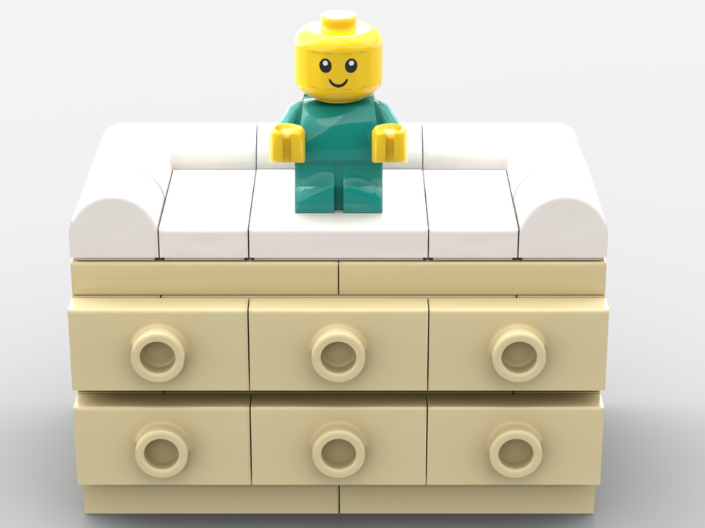 Lego Baby changing table