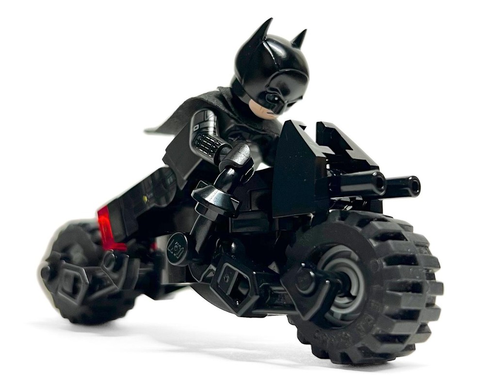Lego Batcycle Minifig Scale