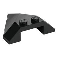 Lego Brick Wedged, Sloped 4 x 4 Pointed / Black