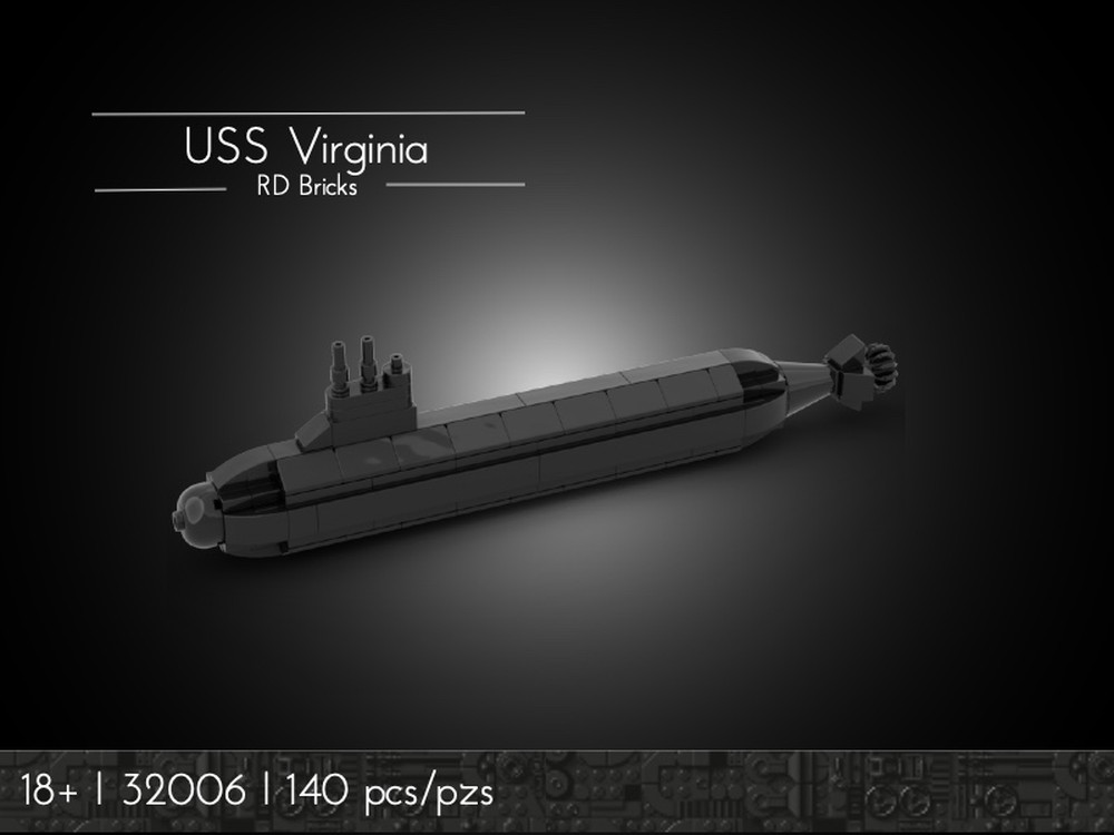 Lego USS Virginia