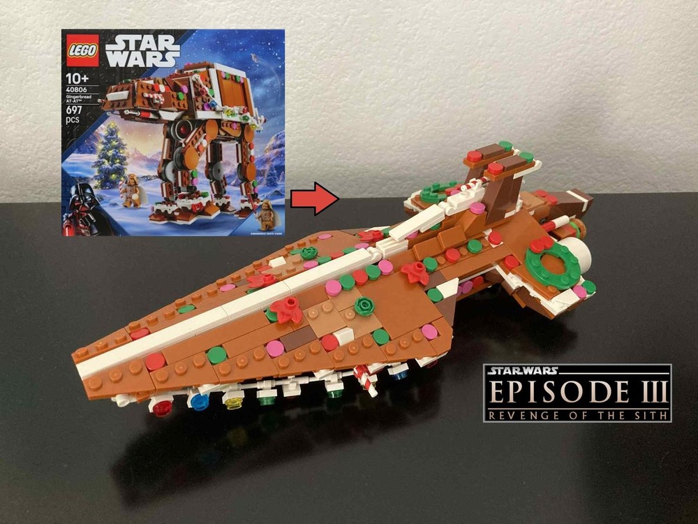 Lego Gingerbread Venator StarDestroyer
