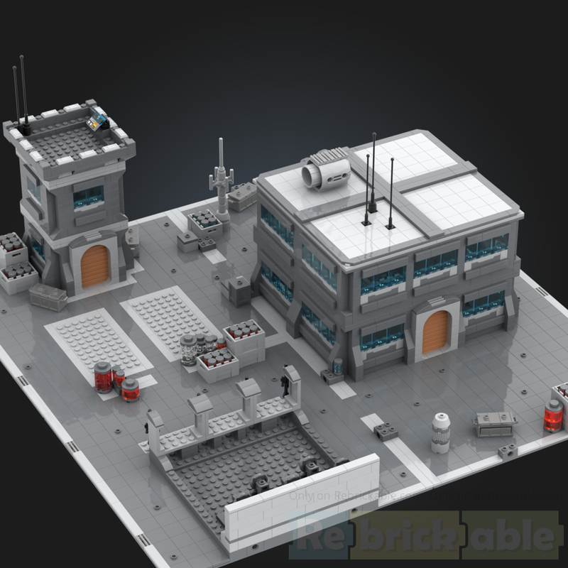Lego Modular Coruscant training grounds