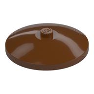 Lego Dish 4 x 4 Inverted [Radar] / Reddish Brown