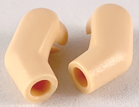 Lego Arm, (Matching Left and Right) Pair / Light Nougat