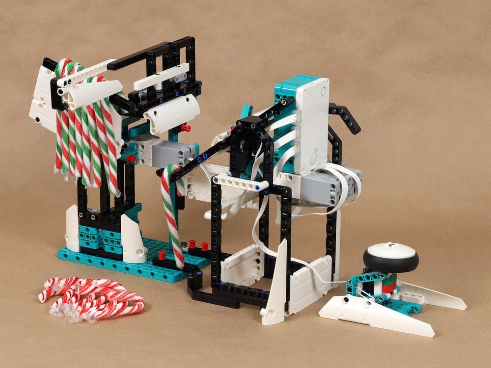 Lego Candy Cane Catapult
