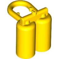 Lego Minifig Neckwear Airtanks with Large Holes / Yellow