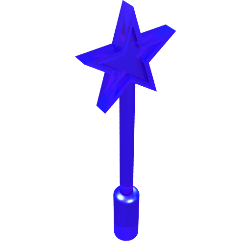 Lego Equipment Magic Wand / Trans-Purple