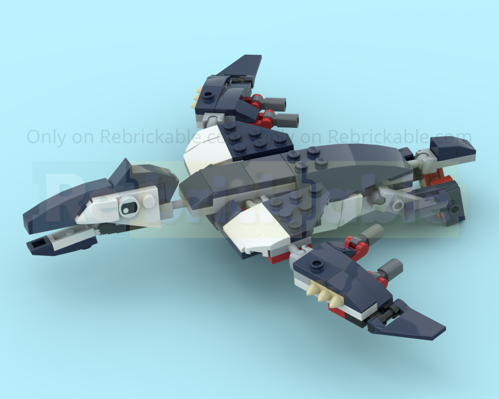 Lego 31088 Pterodactyl with stand
