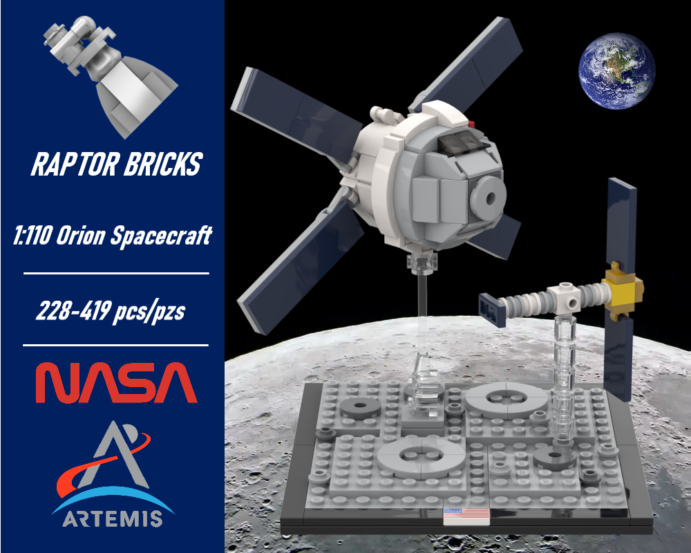 Lego 1:110 Scale Orion Spacecraft